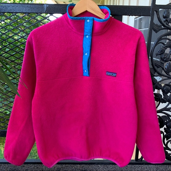 Patagonia | Sweaters | Vintage Patagonia Fleece Synchilla Snapt